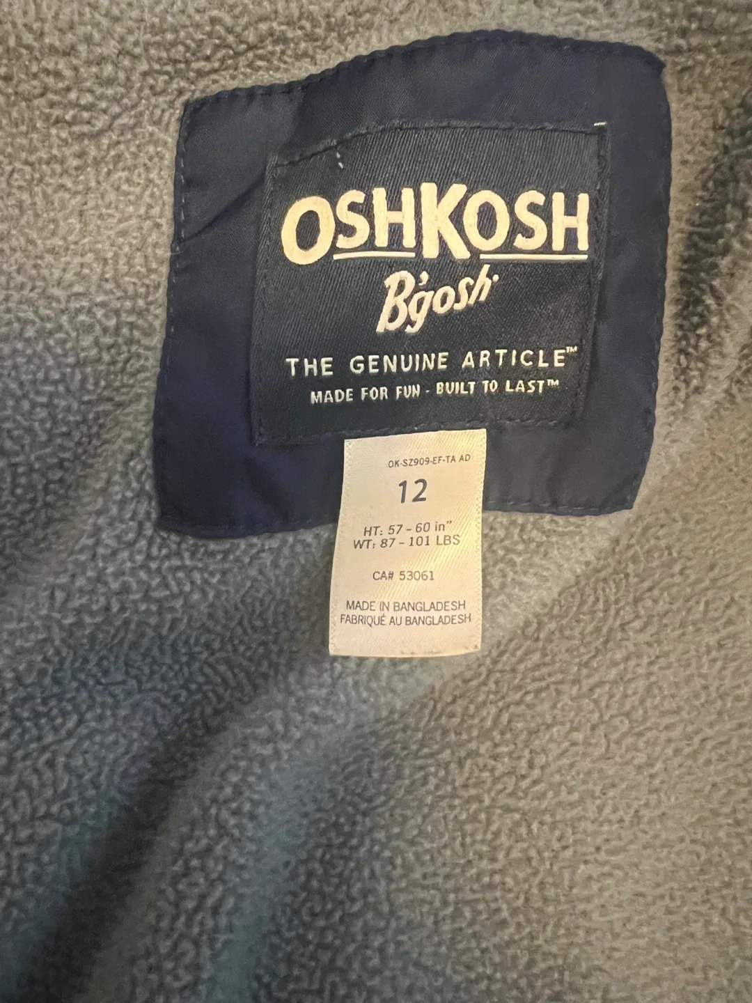 Youth Puffer Jacket - Size 12 image indicator(2)