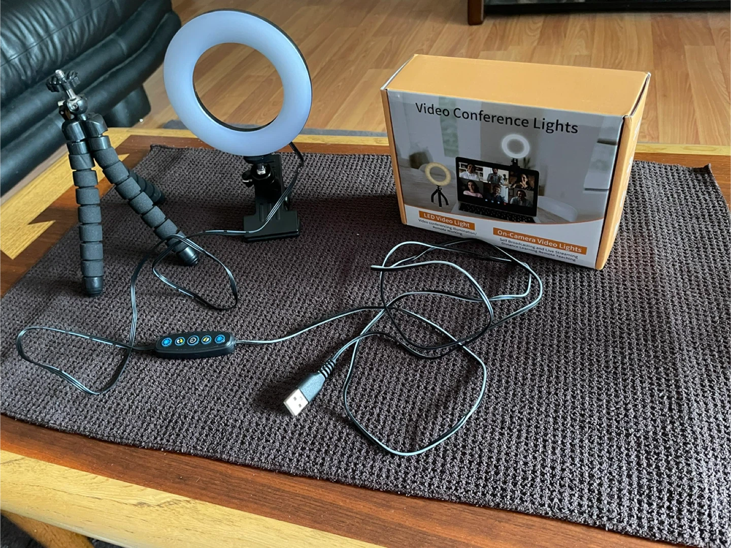 New Video Conference Ring Light with Tripod