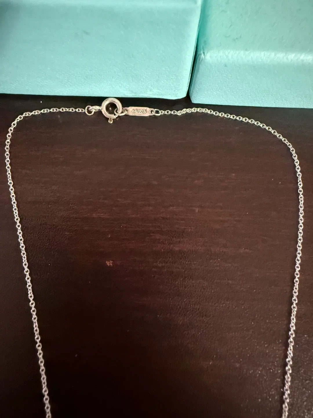 Tiffany & Co. Double Heart Tag Pendant Necklace image indicator(4)
