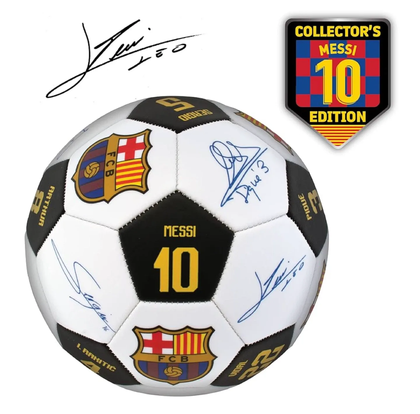 FC Barcelona Autographed Soccer Ball image indicator(3)