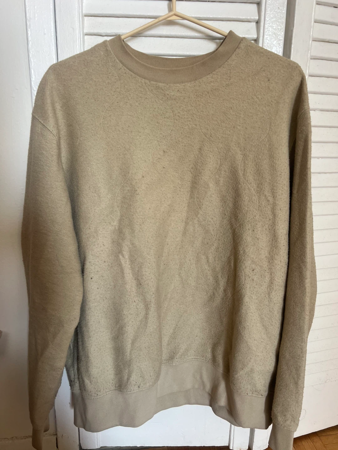 Zara Beige Sweatshirt - Size L