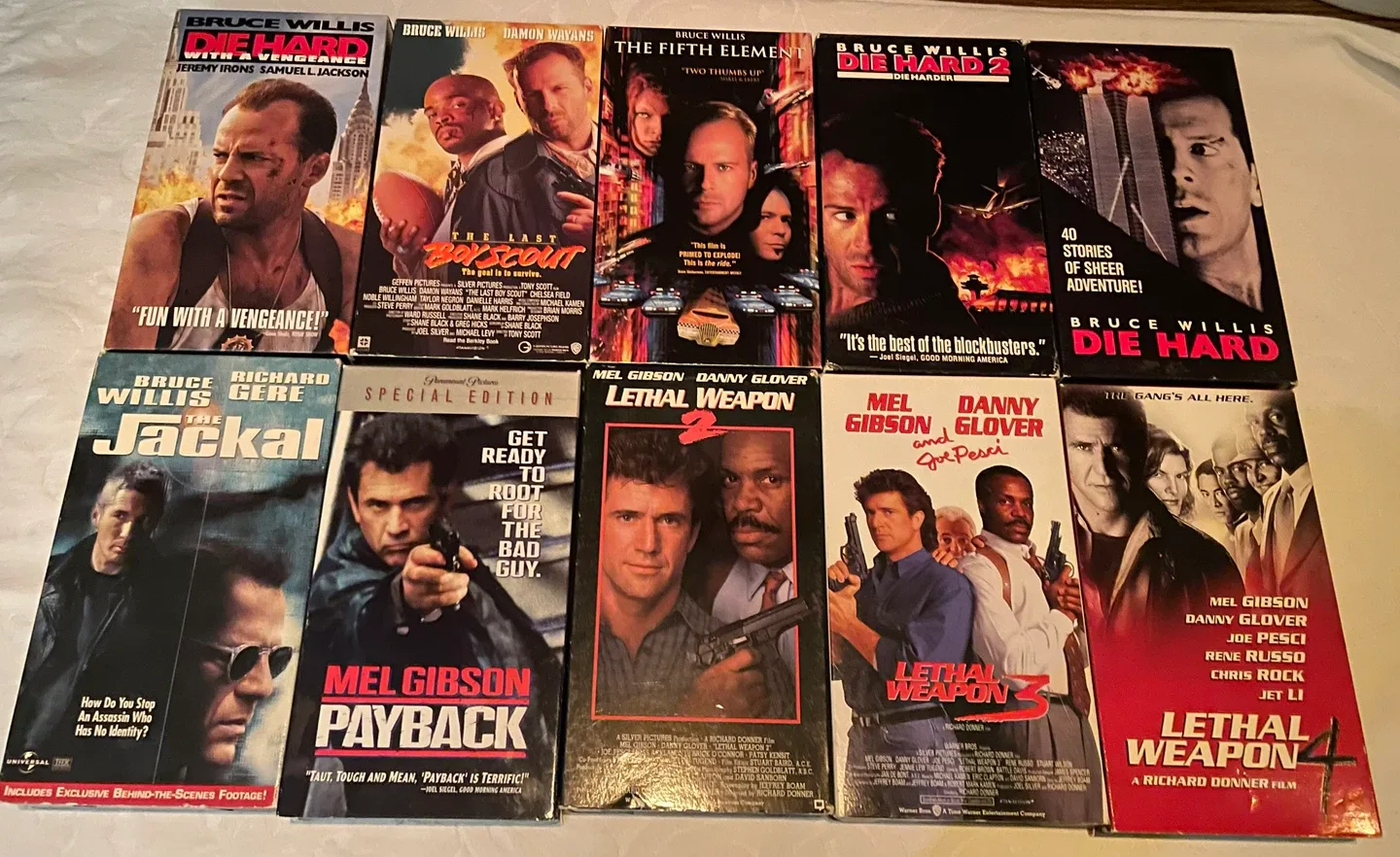 VINTAGE VHS TAPES $5.00 each PORCH PICK Up in Waterdown thumbnail