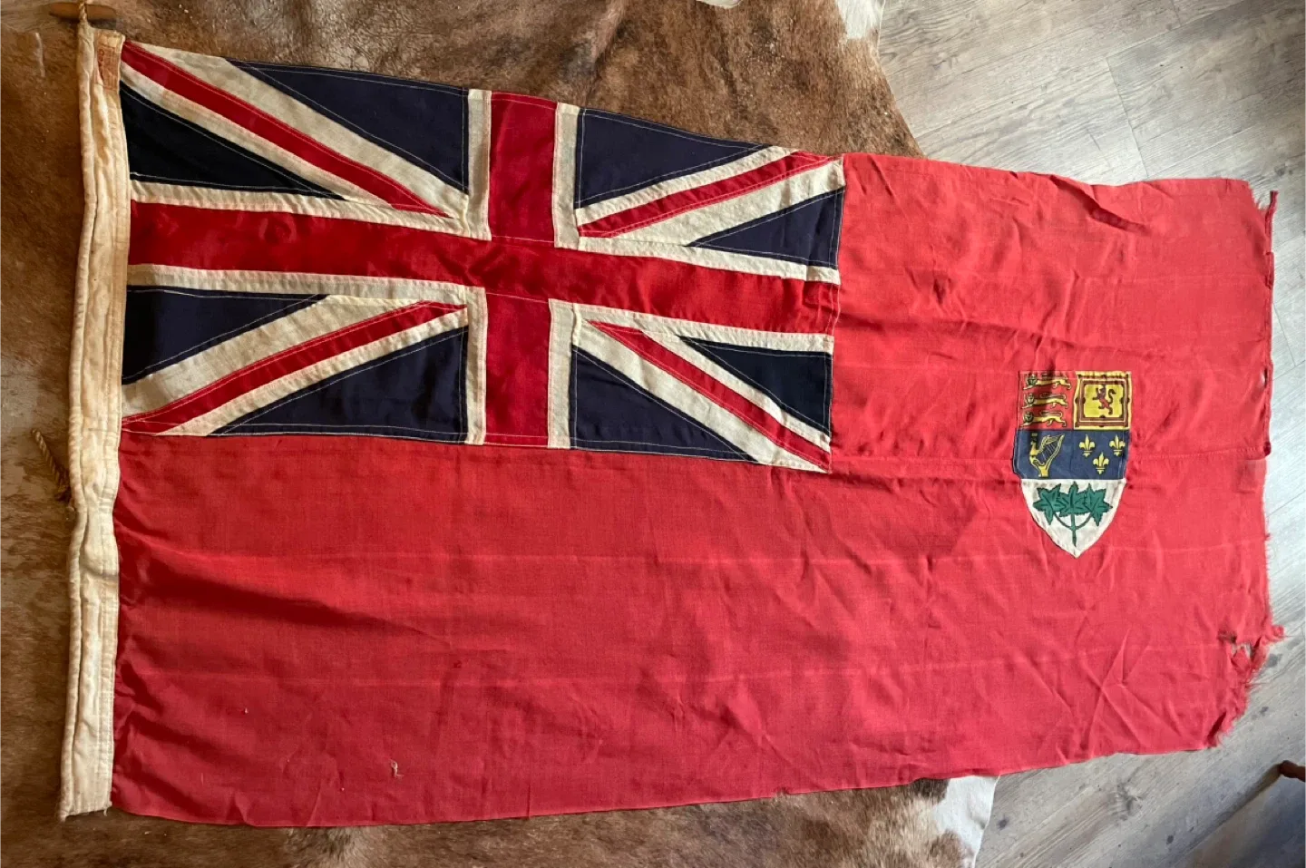 Vintage Canadian Red Ensign Flag thumbnail