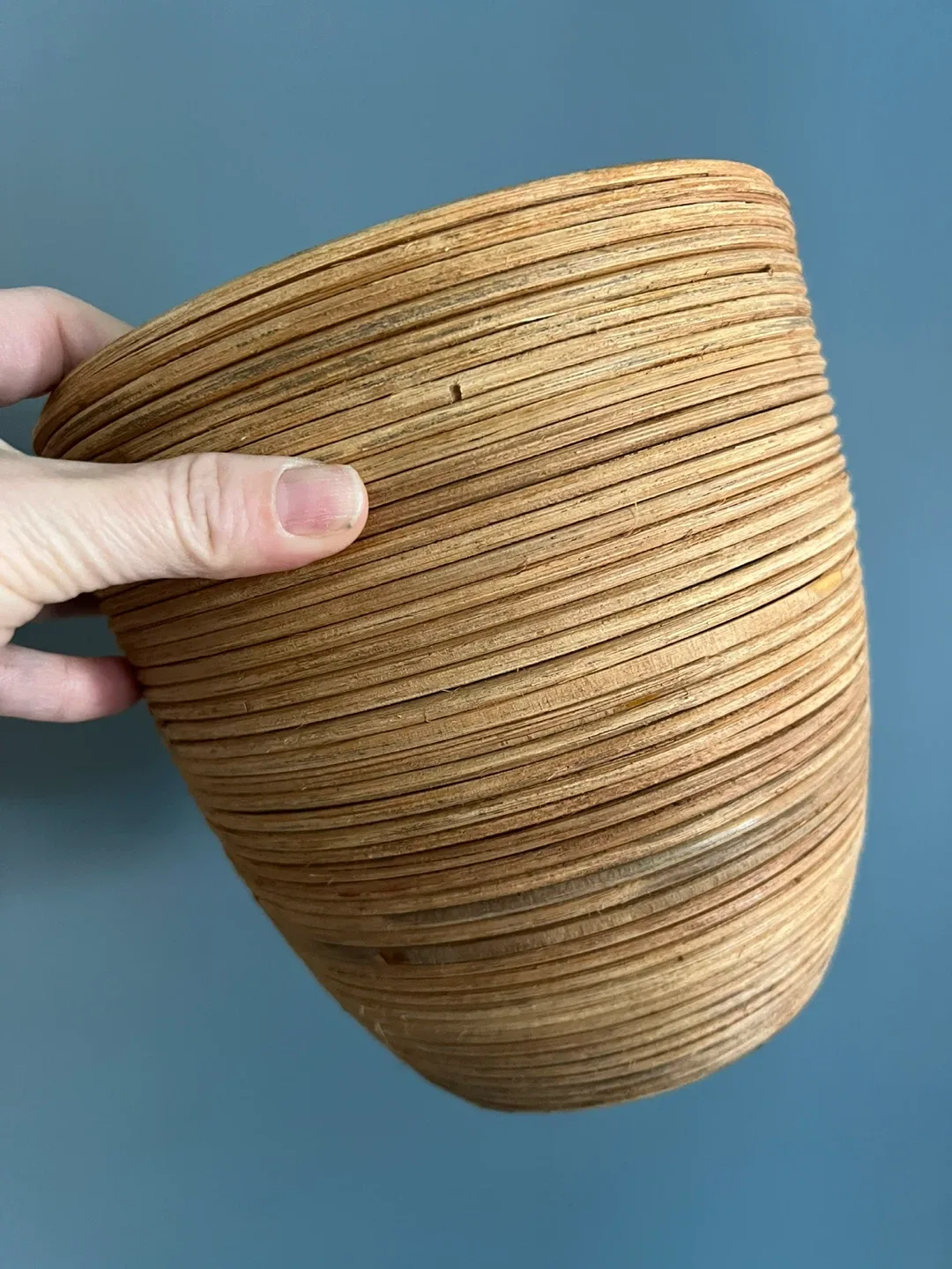 Woven Wood Planter thumbnail