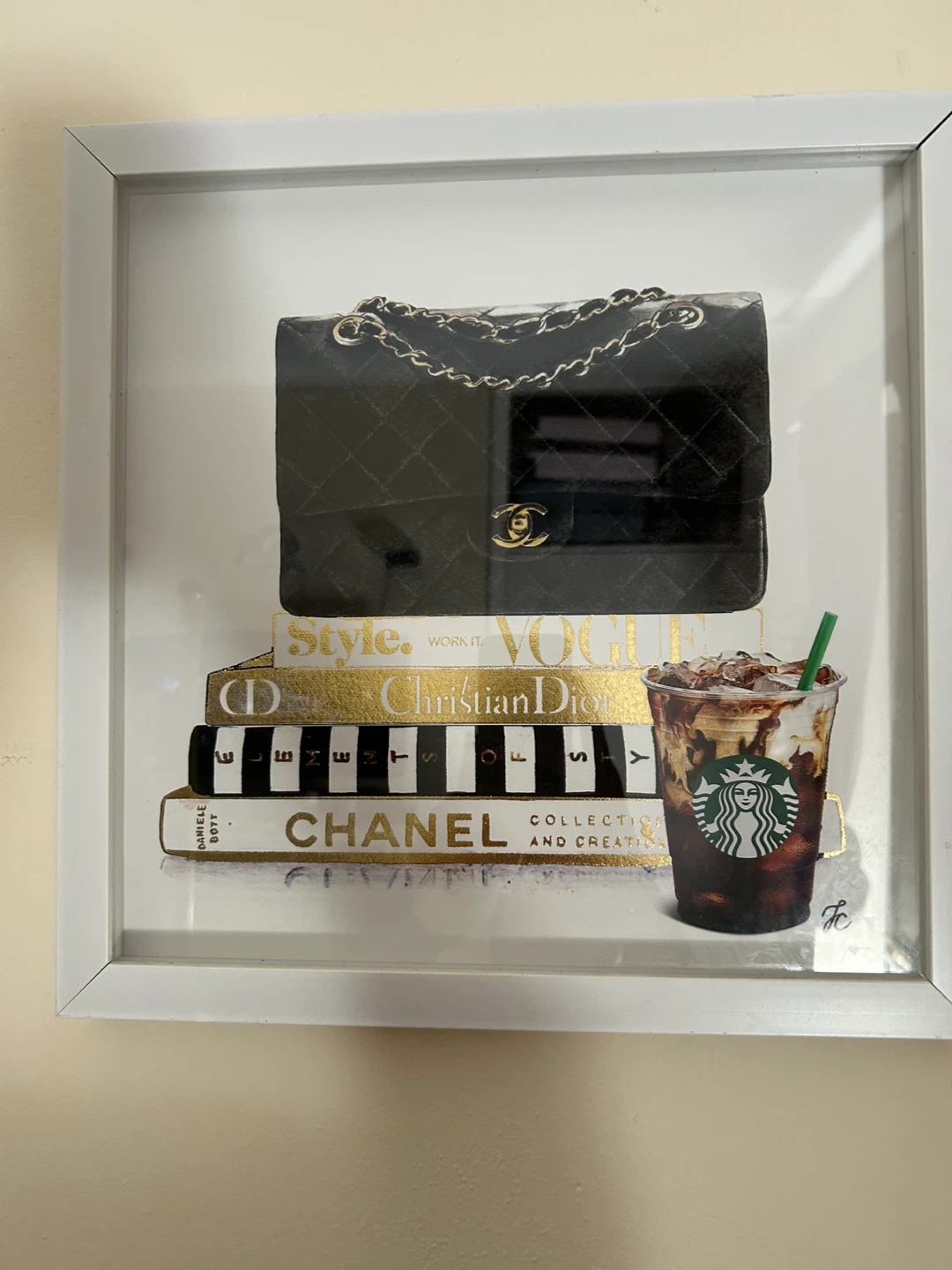 Framed Chanel Vogue Art