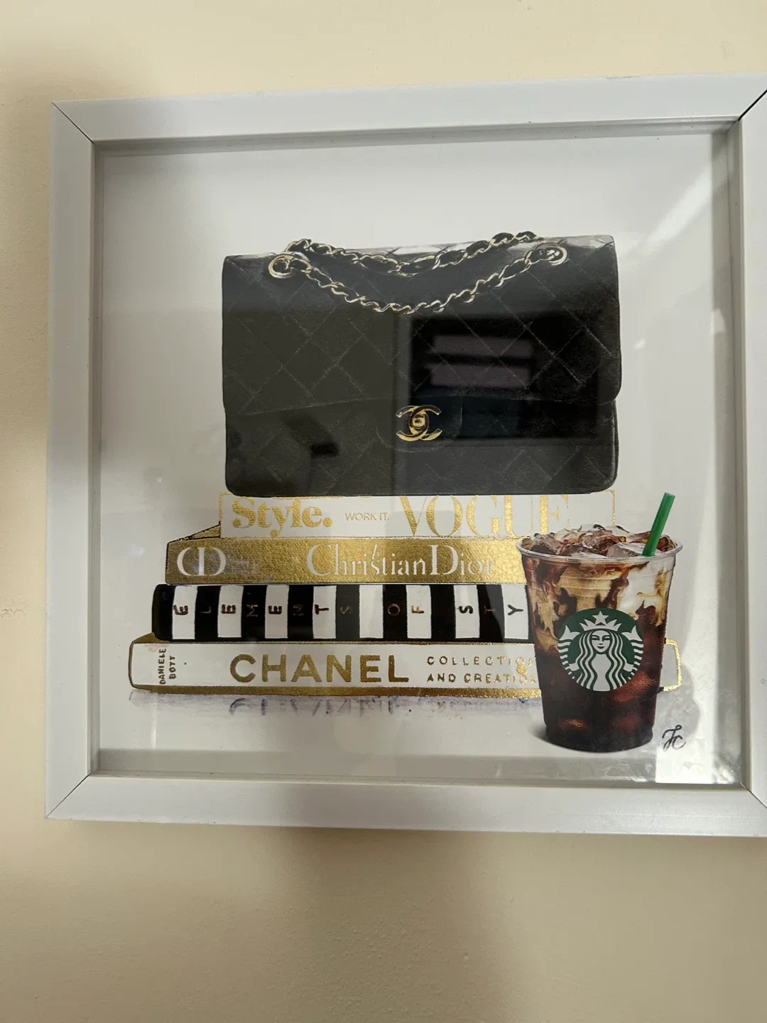 Framed Chanel Vogue Art