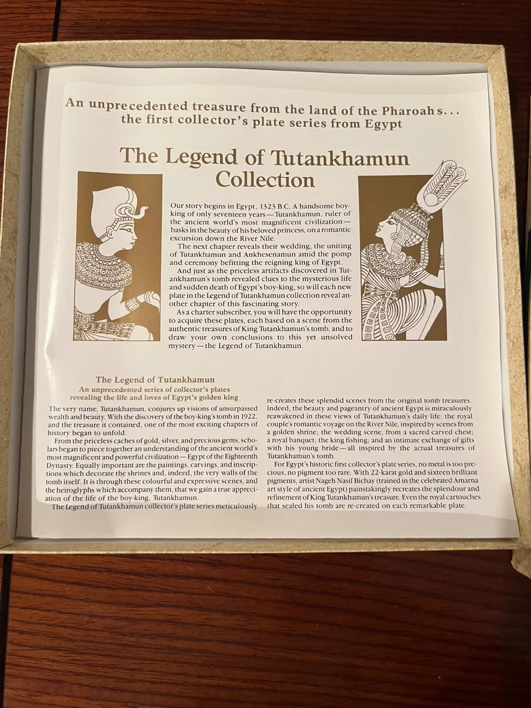 The Legend of Tutankhamun Collection Plate image indicator(3)