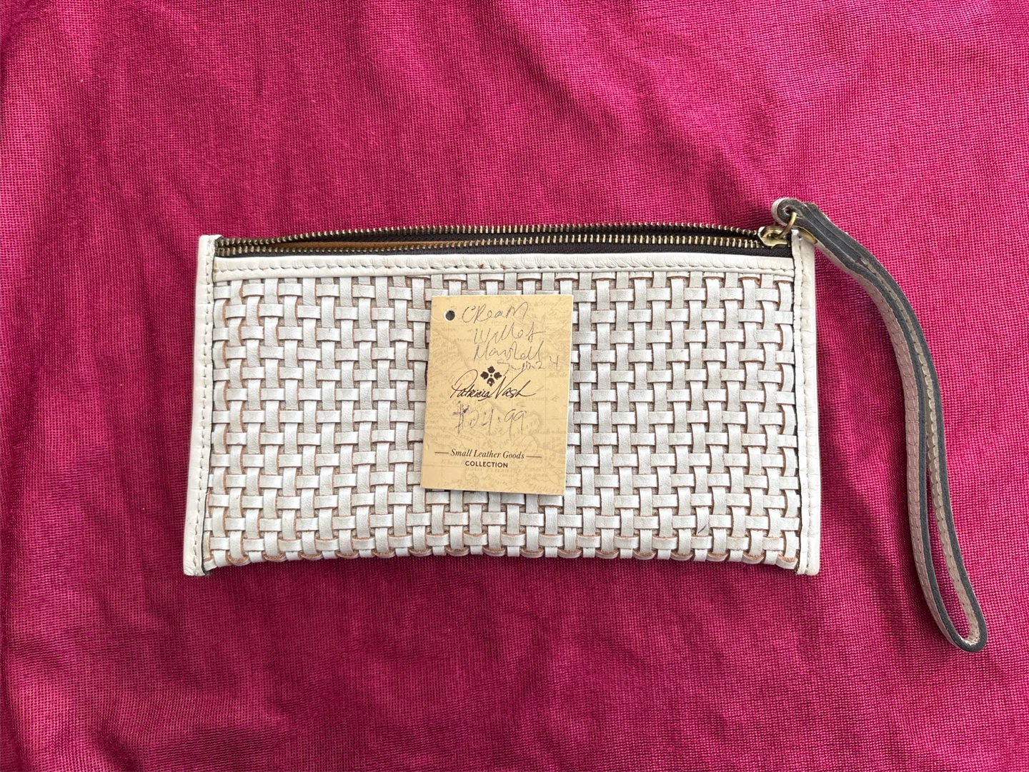 Patricia Nash Carita Small Woven Wristlet