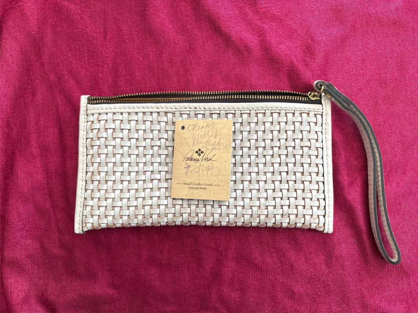 Patricia Nash Carita Small Woven Wristlet thumbnail