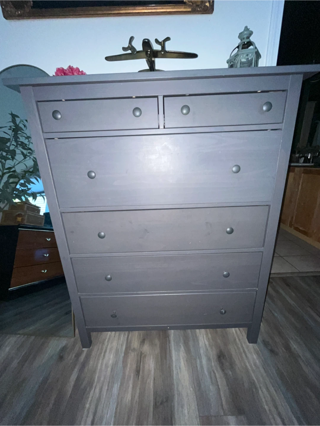 Gray 6-Drawer Dresser