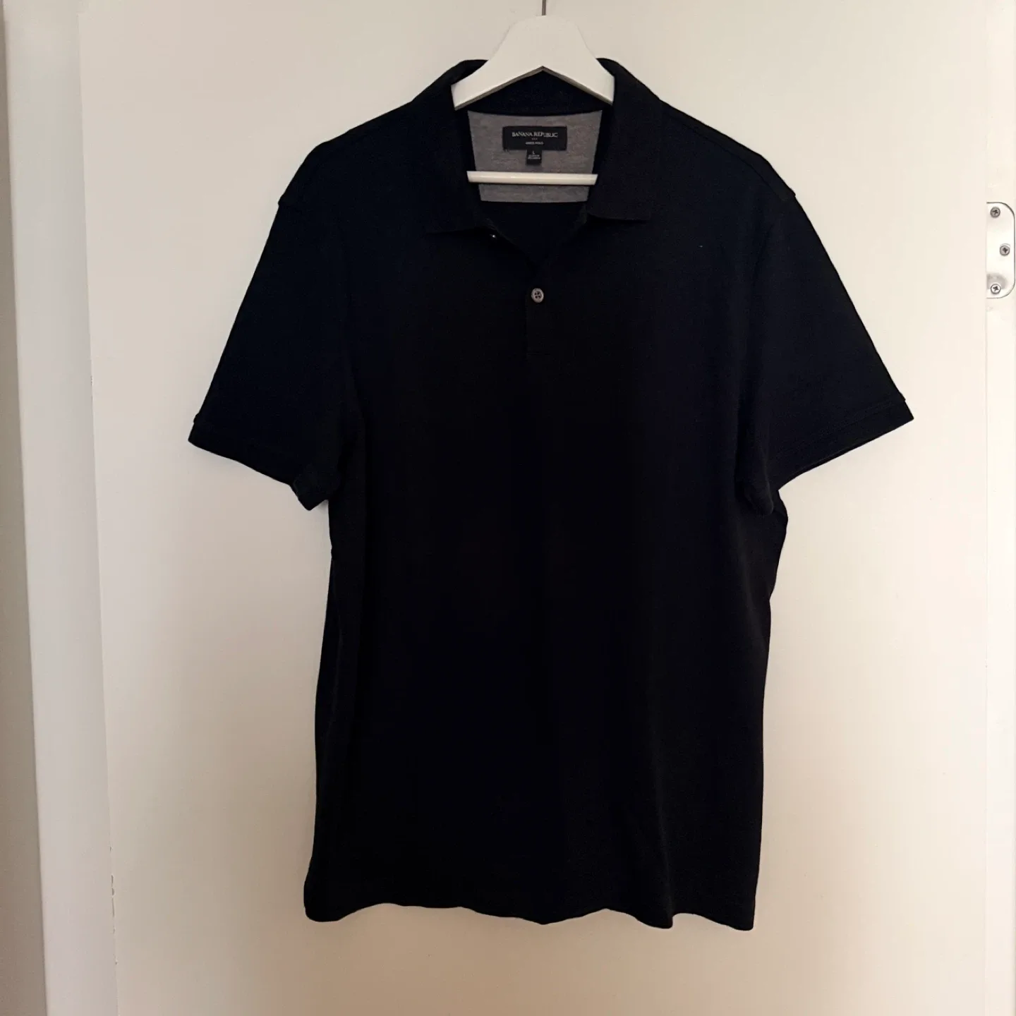 Banana Republic Dress Polo - Black - L thumbnail