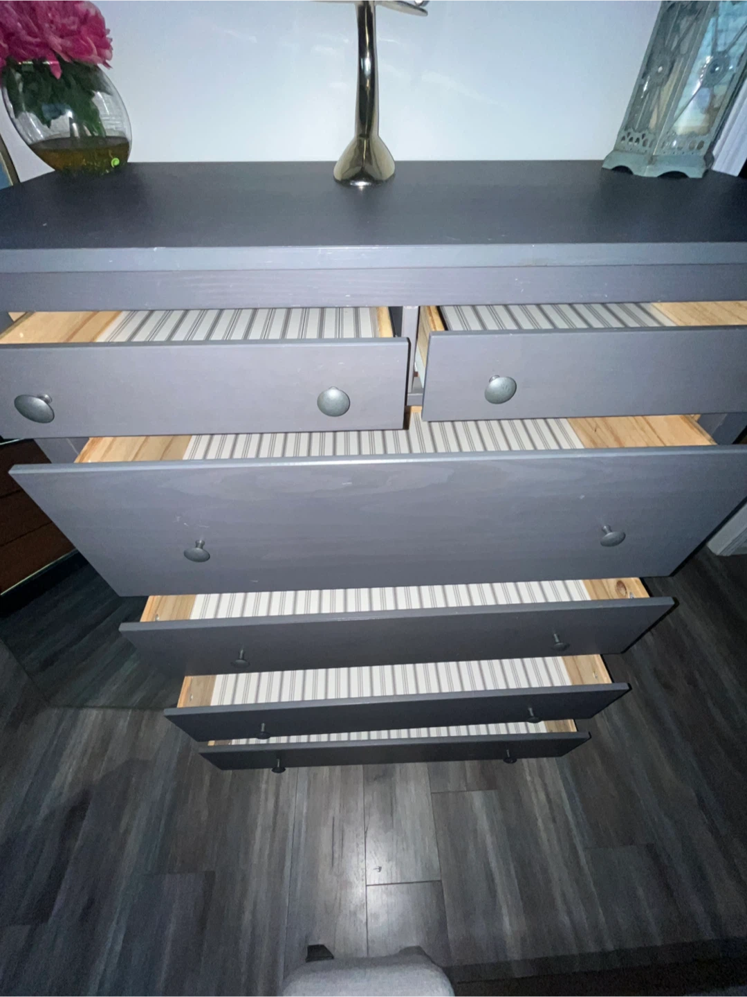 Gray 6-Drawer Dresser - photo 4