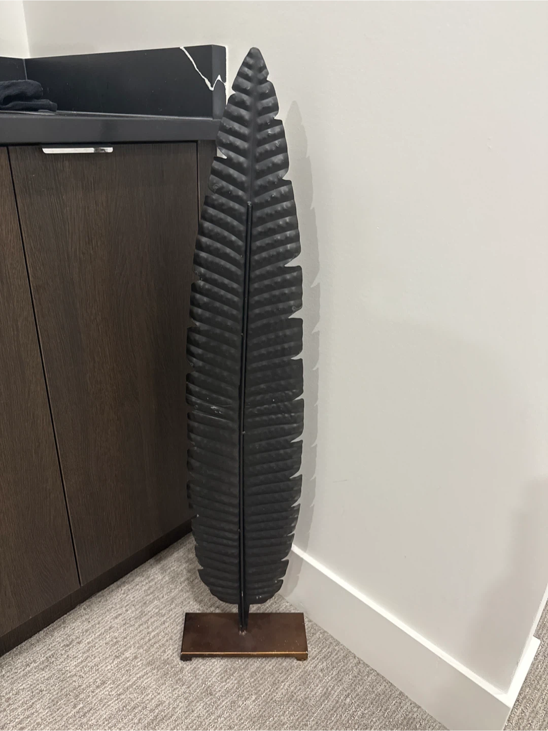 Decorative Metal Leaf Sculpture
