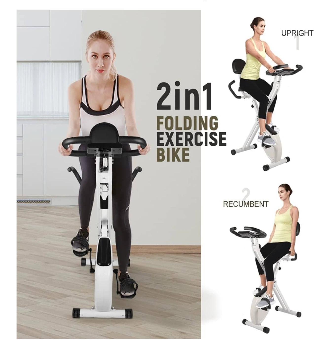 Bigzzia Foldable Stationary Exercise Bike - photo 3