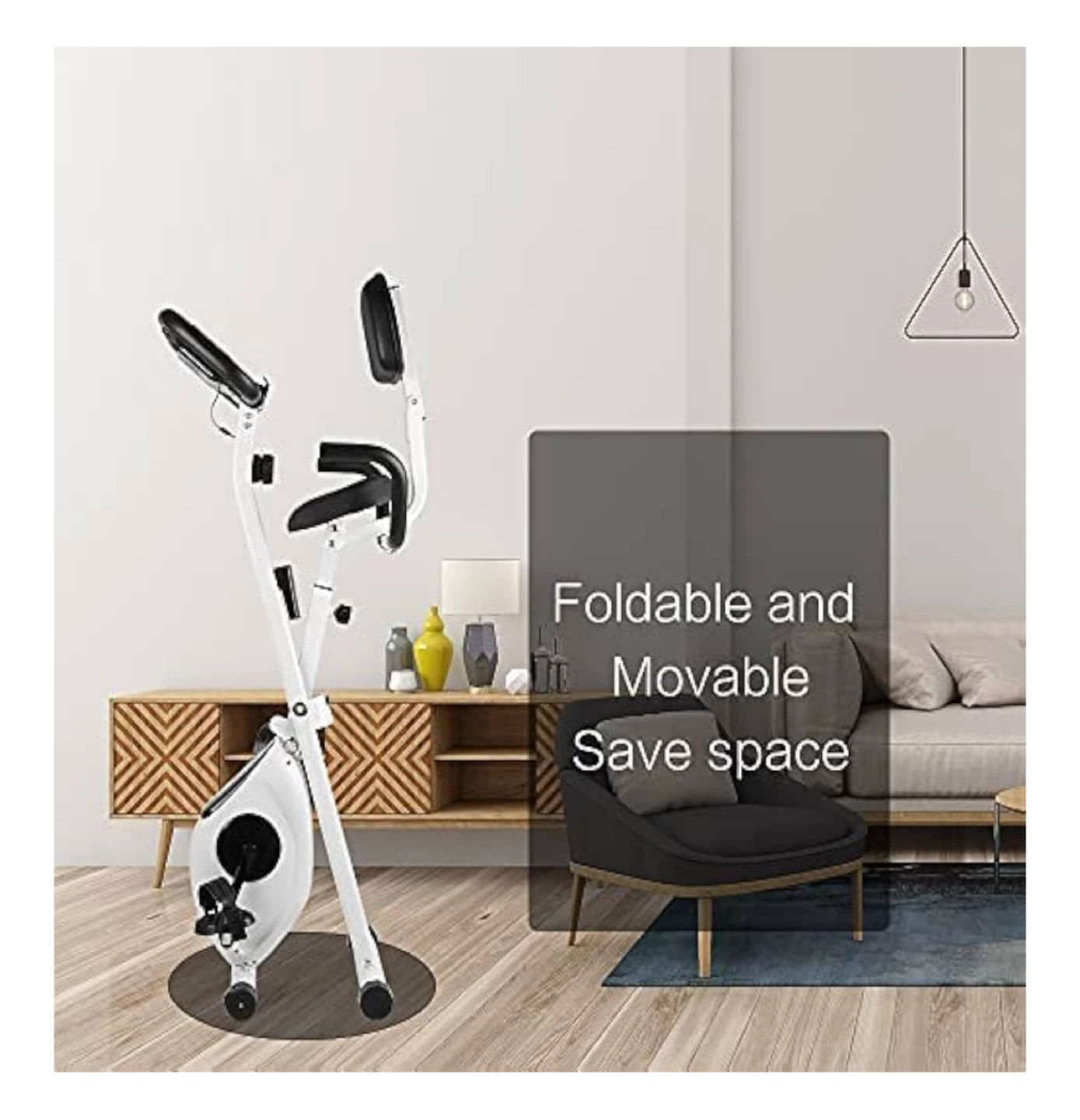 Bigzzia Foldable Stationary Exercise Bike - photo 4