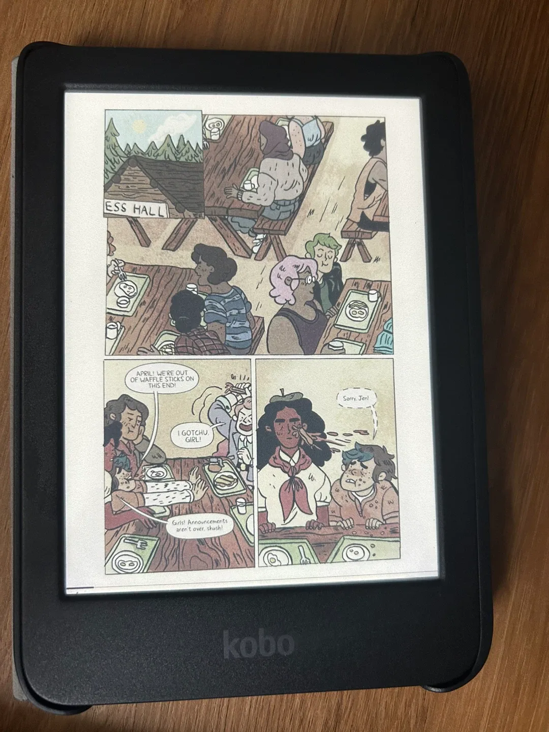 16 GB Kobo Clara Colour w/ Green Sleep Cover image indicator(4)