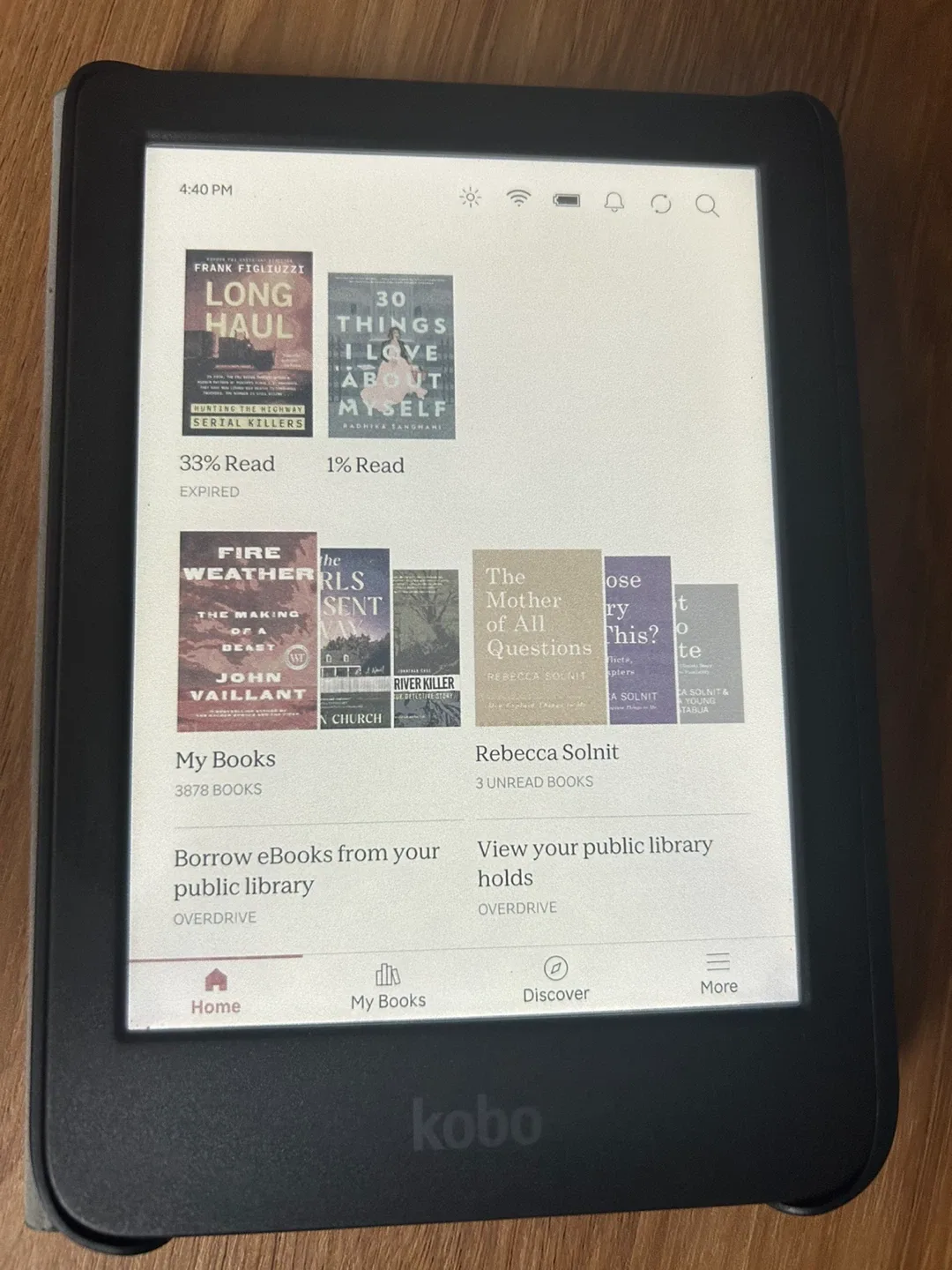 16 GB Kobo Clara Colour w/ Green Sleep Cover image indicator(7)