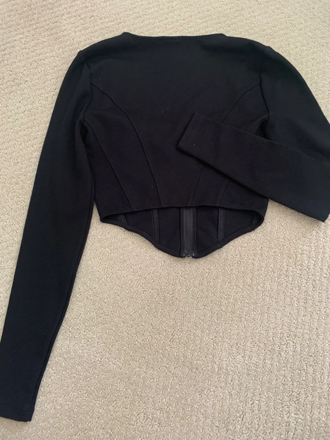 Sunday Best Black Corset Top - Size 2XS image indicator(4)