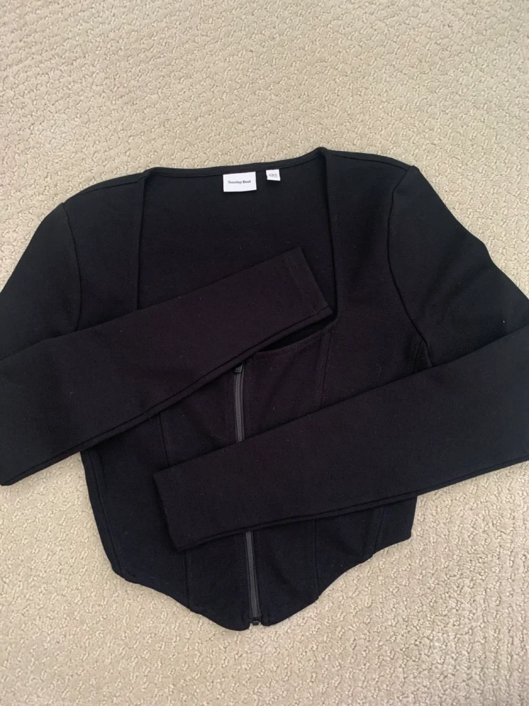 Sunday Best Black Corset Top - Size 2XS image indicator(2)