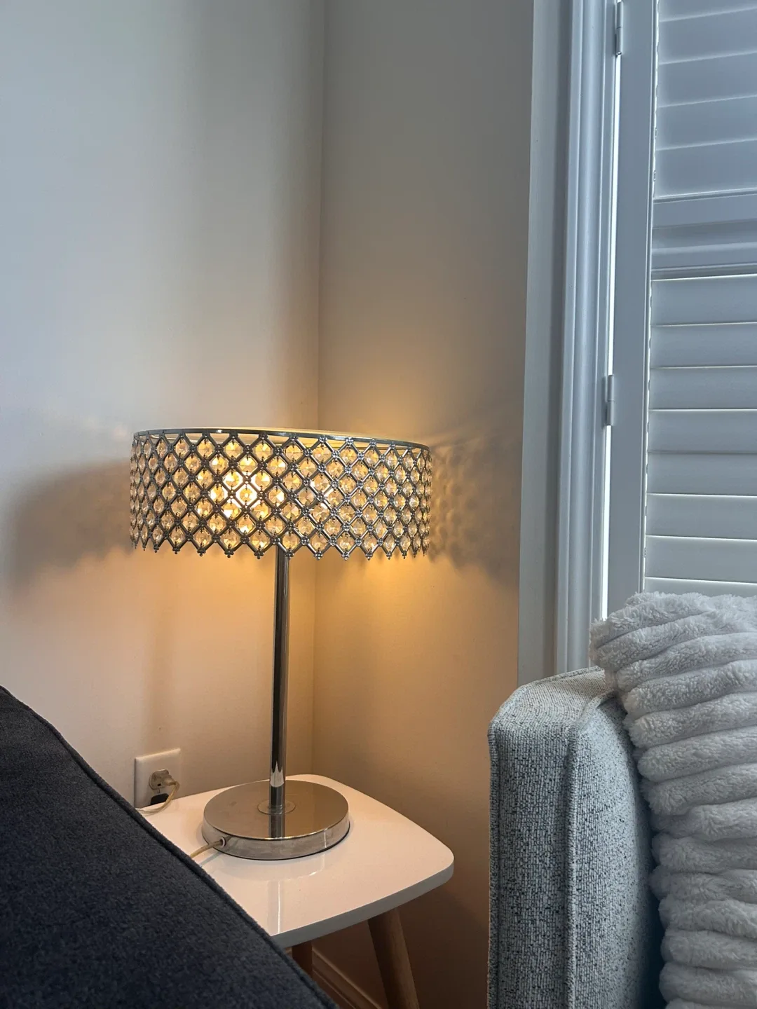 Elegant Crystal Table Lamp image indicator(2)