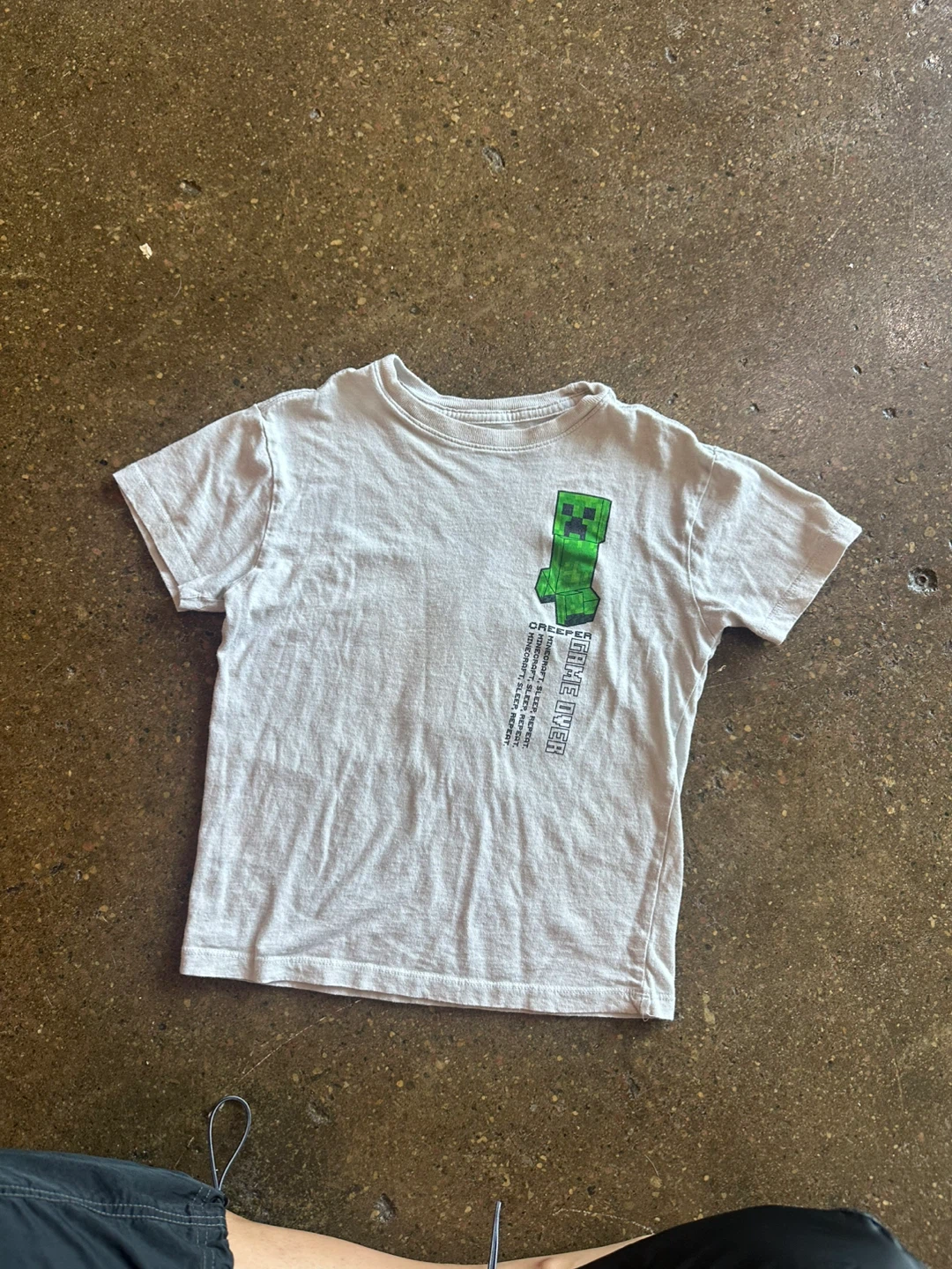Boys Small Minecraft Creeper Graphic T-Shirt - photo 2