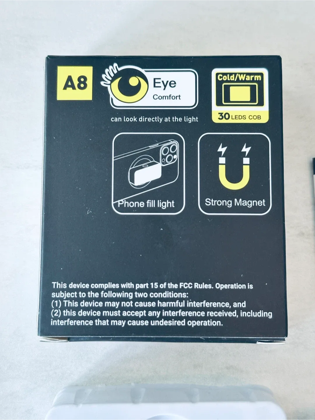 Magnetic phone fill / selfie light image indicator(3)