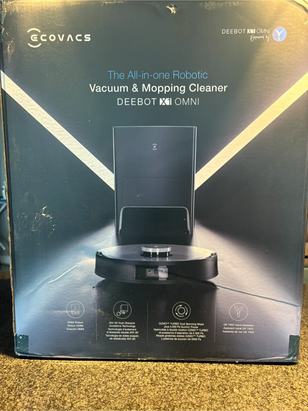 Ecovacs DEEBOT X1 OMNI Vacuum & Mopping Cleaner - New
