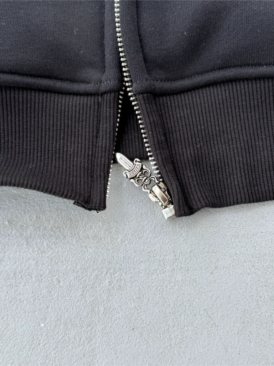 Chrome Hearts Black Hoodie with Blue Design image indicator(5)