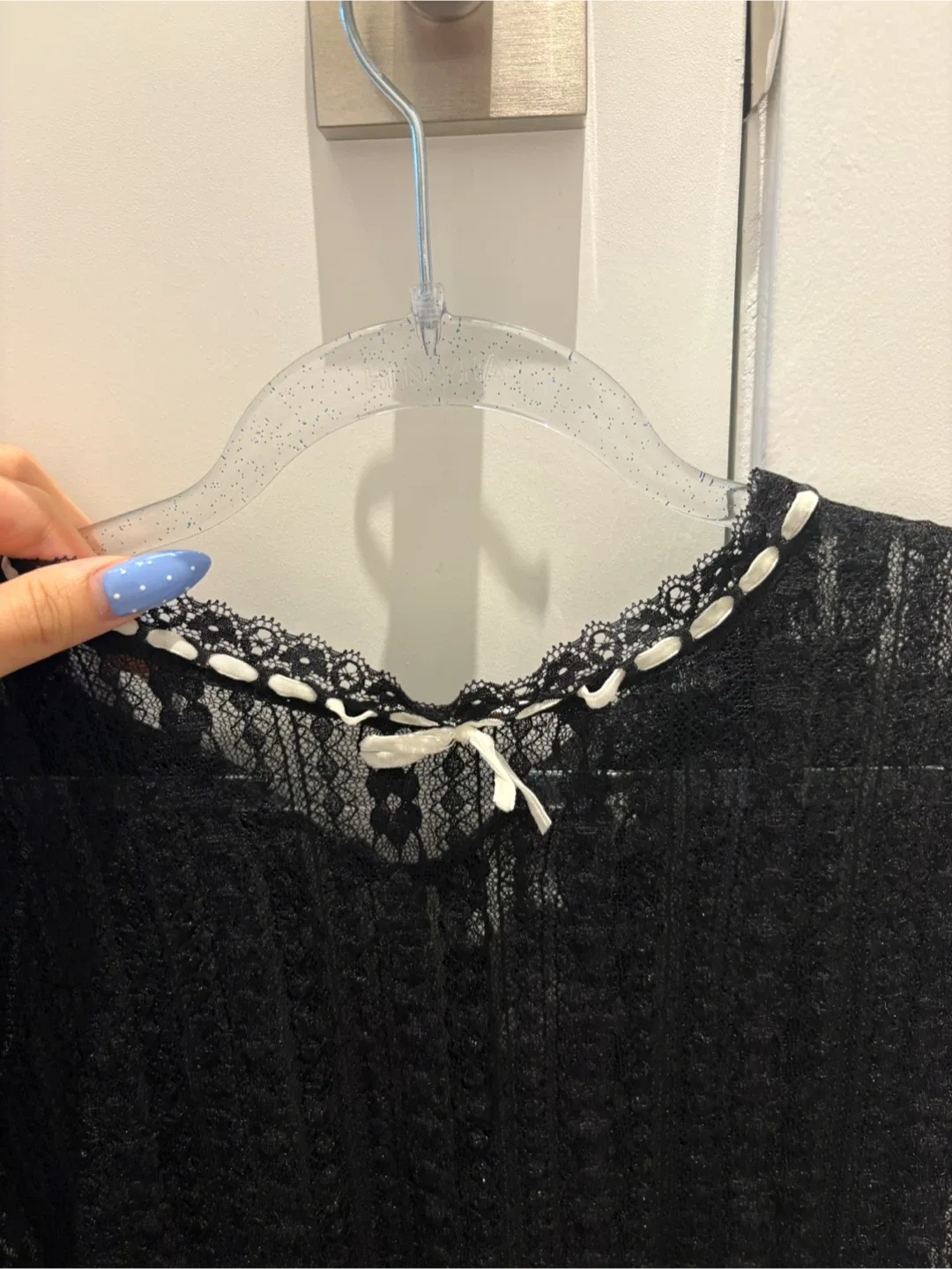 Motel Black Lace Top - Size S image indicator(2)