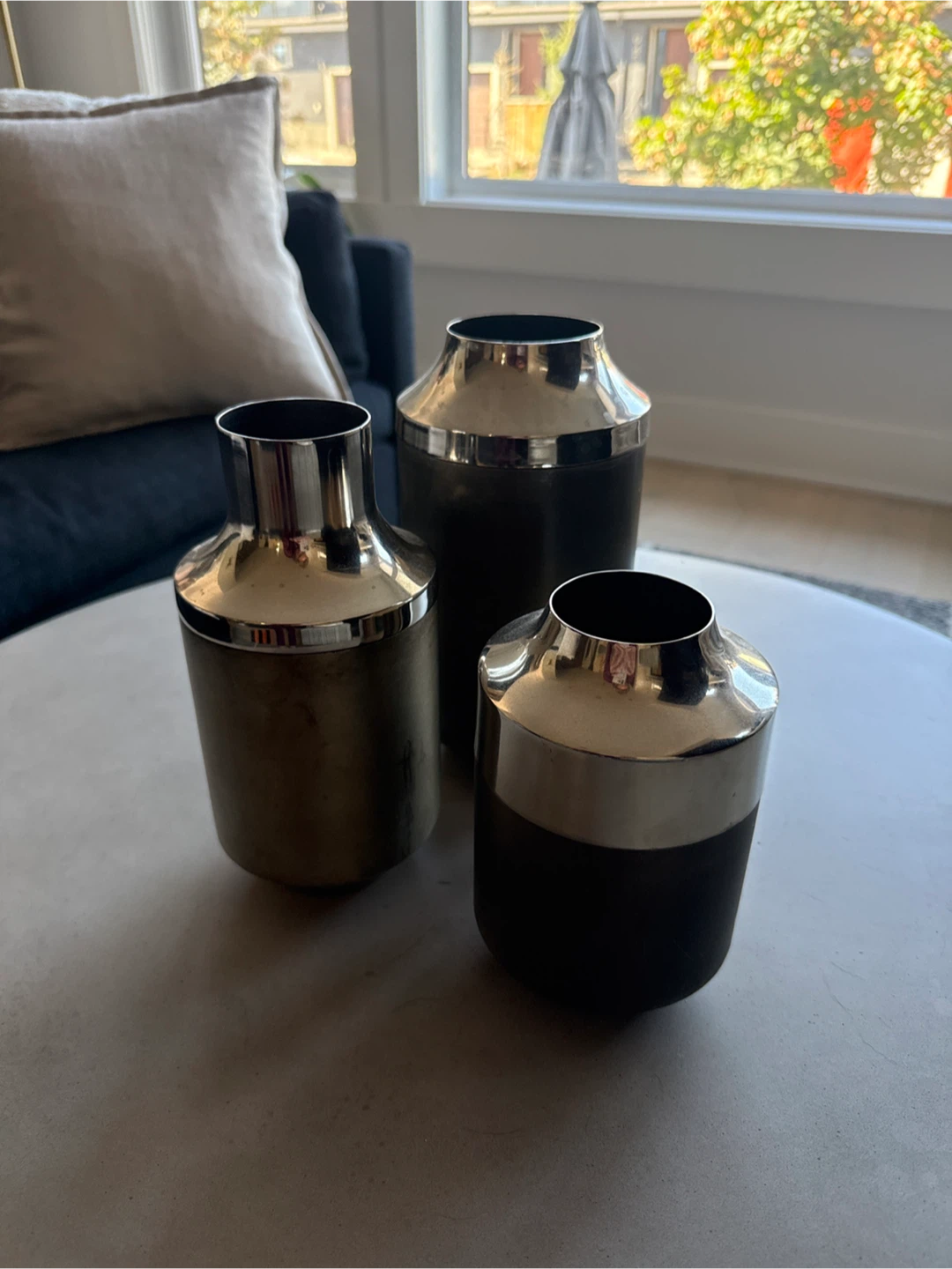 Set of 3 Decorative Vases