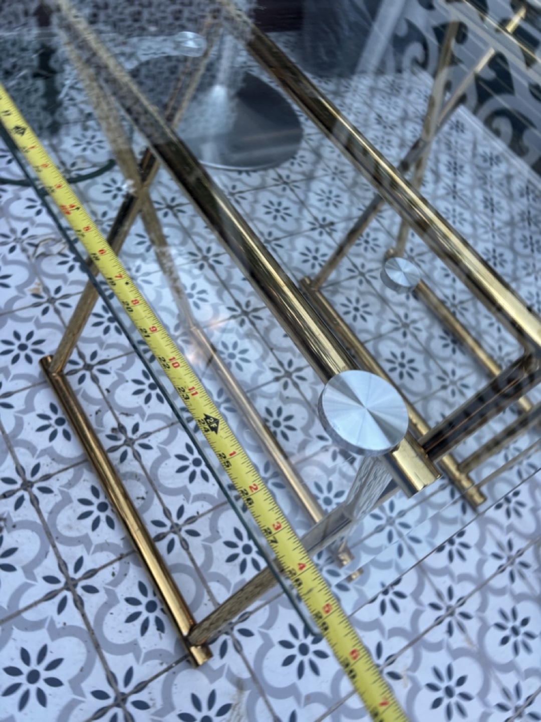 Glass dinner table - photo 4