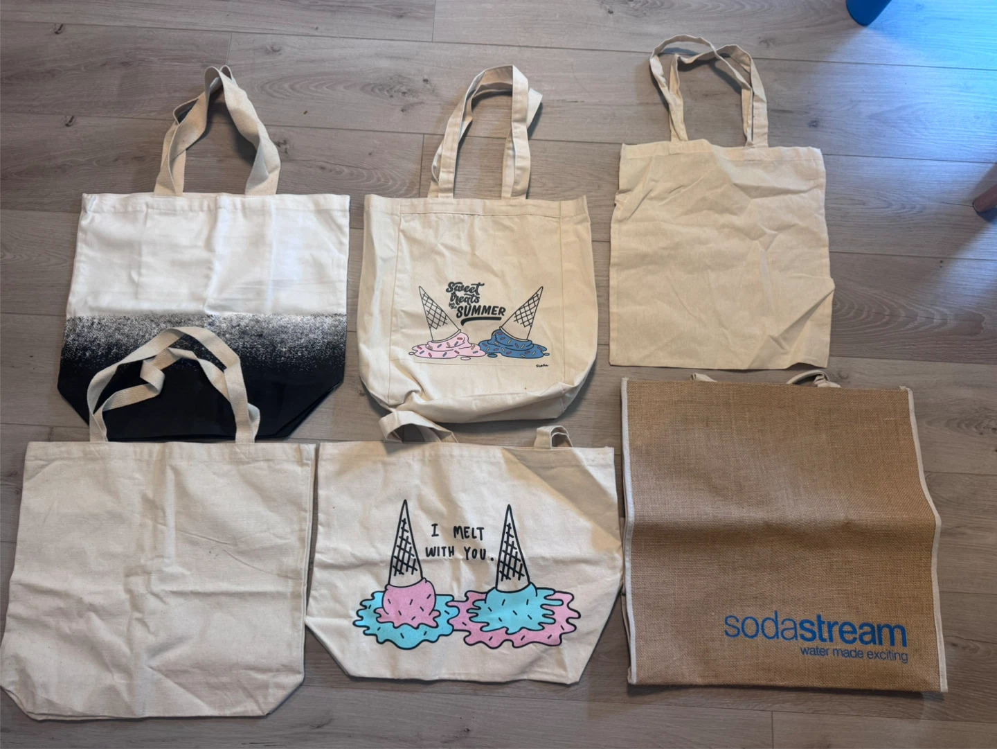 Assorted Tote Bags - Sodastream, Summer Treats & More!