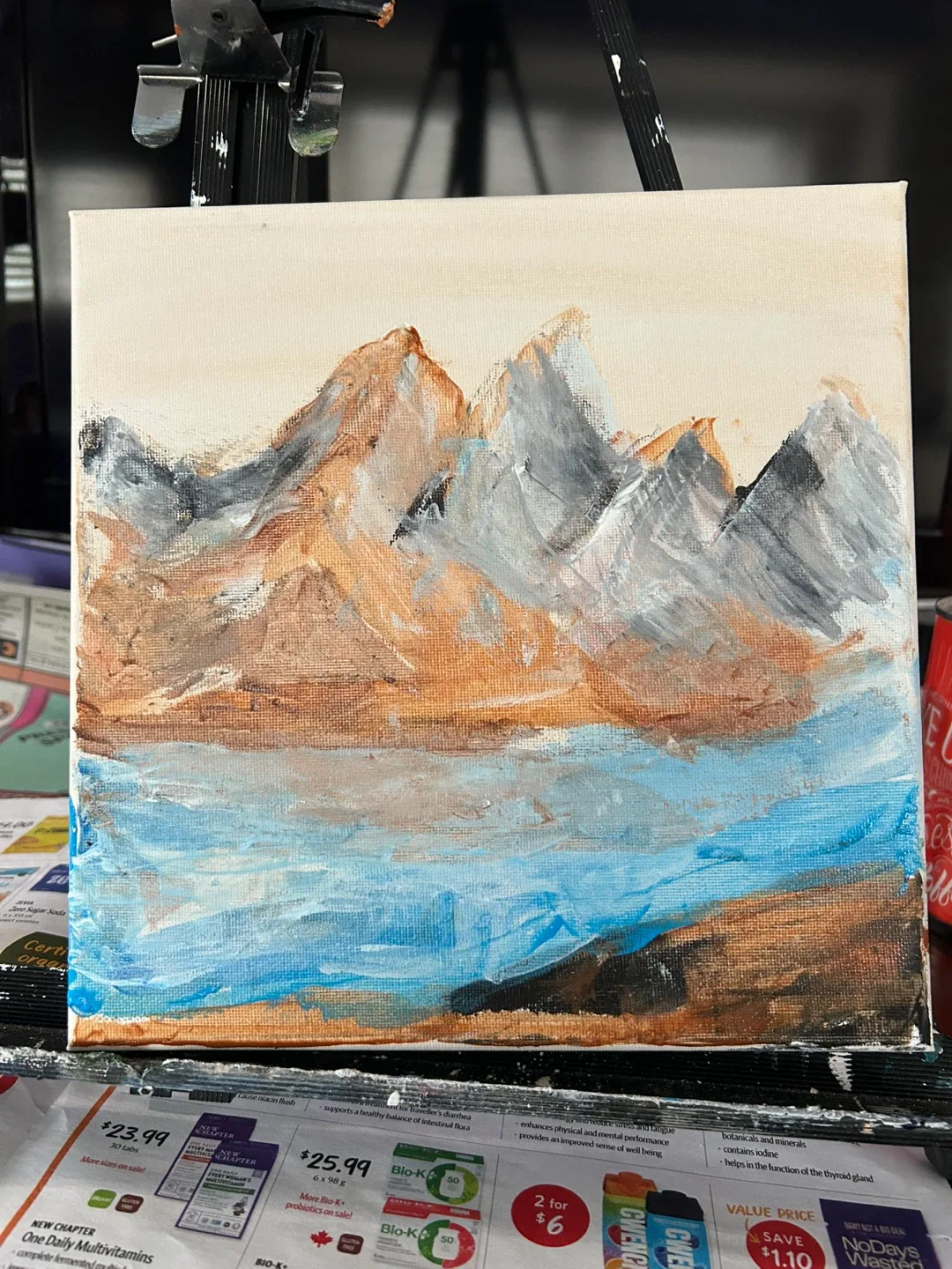 Dream Mountain Acrylic Painting image indicator(2)