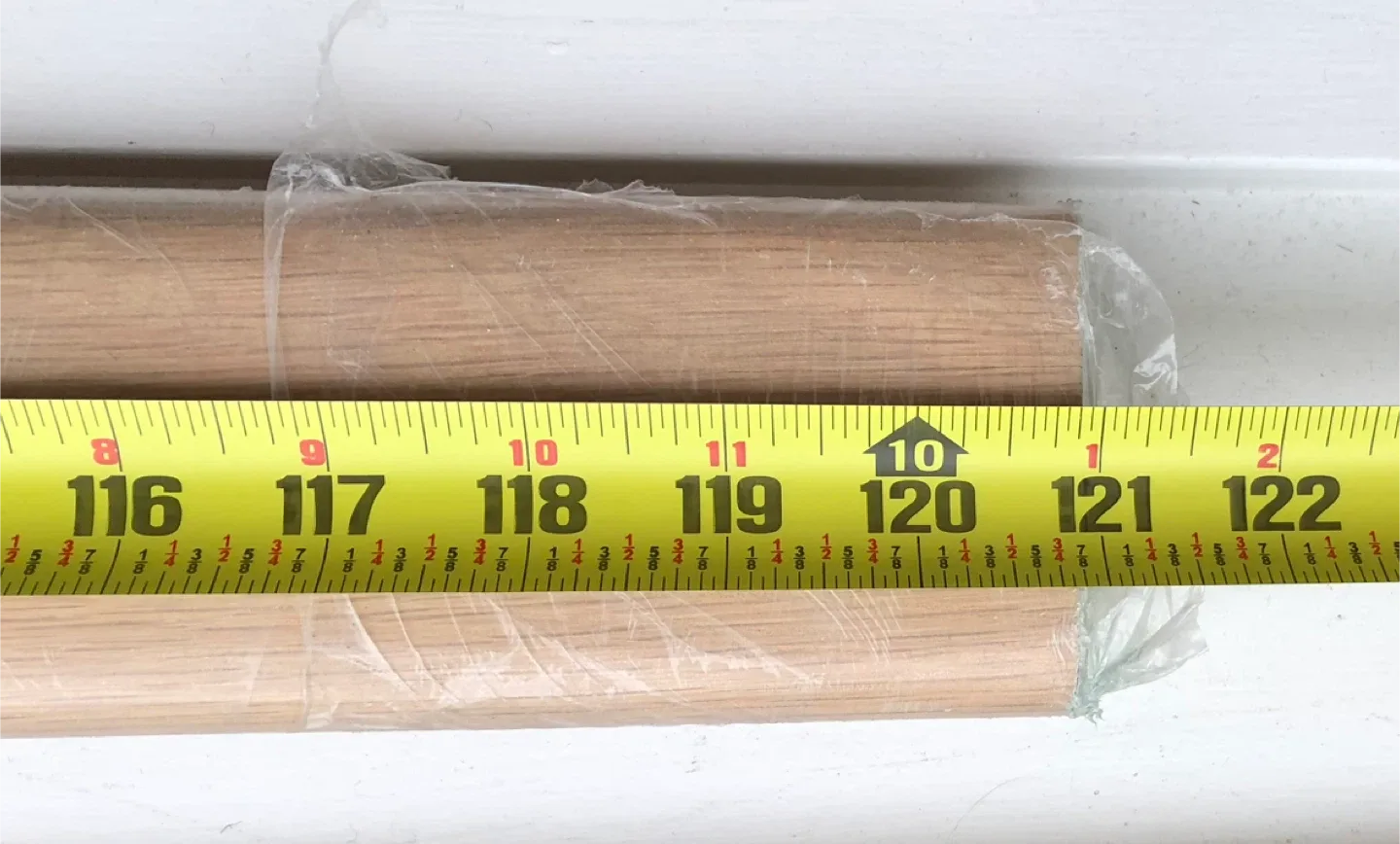 New 120” white Oak Handrail thumbnail