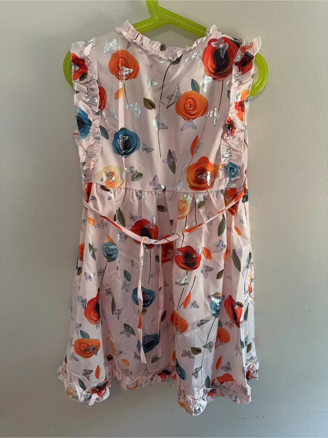 Floral Dress and Hat Set Toddler size 5-6T image indicator(2)