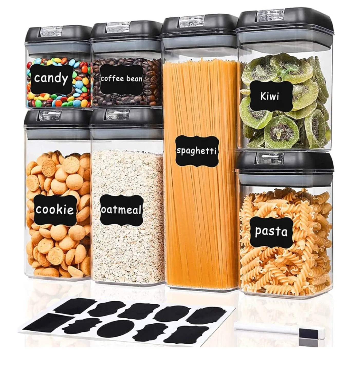Crown Equipments Air-Tight Food Storage Container - 7 Piece Set thumbnail