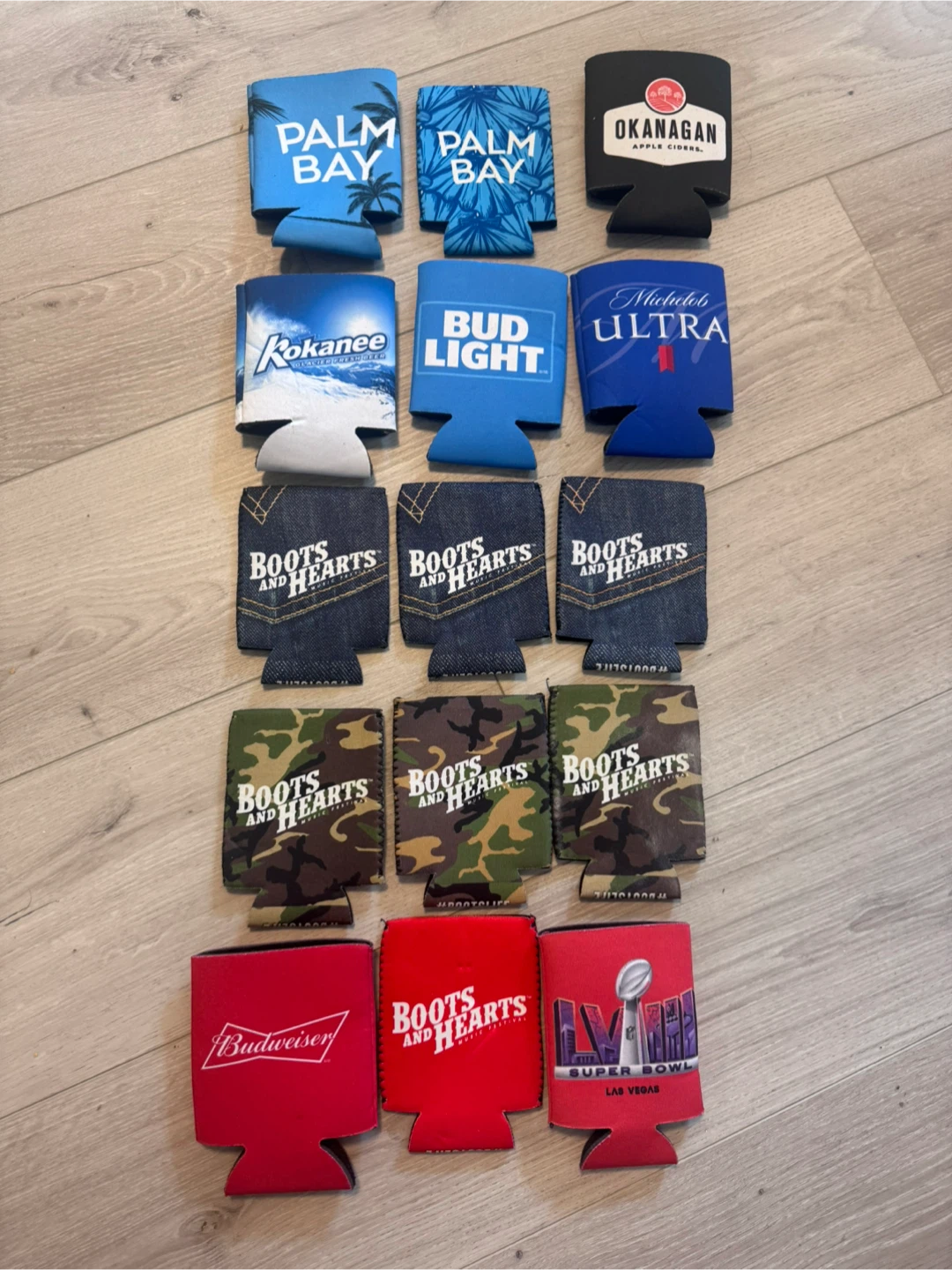 Variety of Beer & Event Koozies