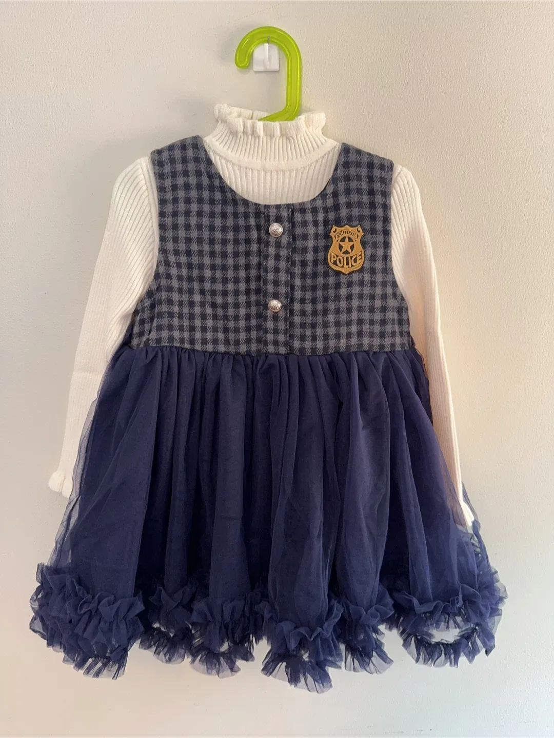 Zootopia Police Judy 3Pc Dress Toddler size 5-6T image indicator(2)