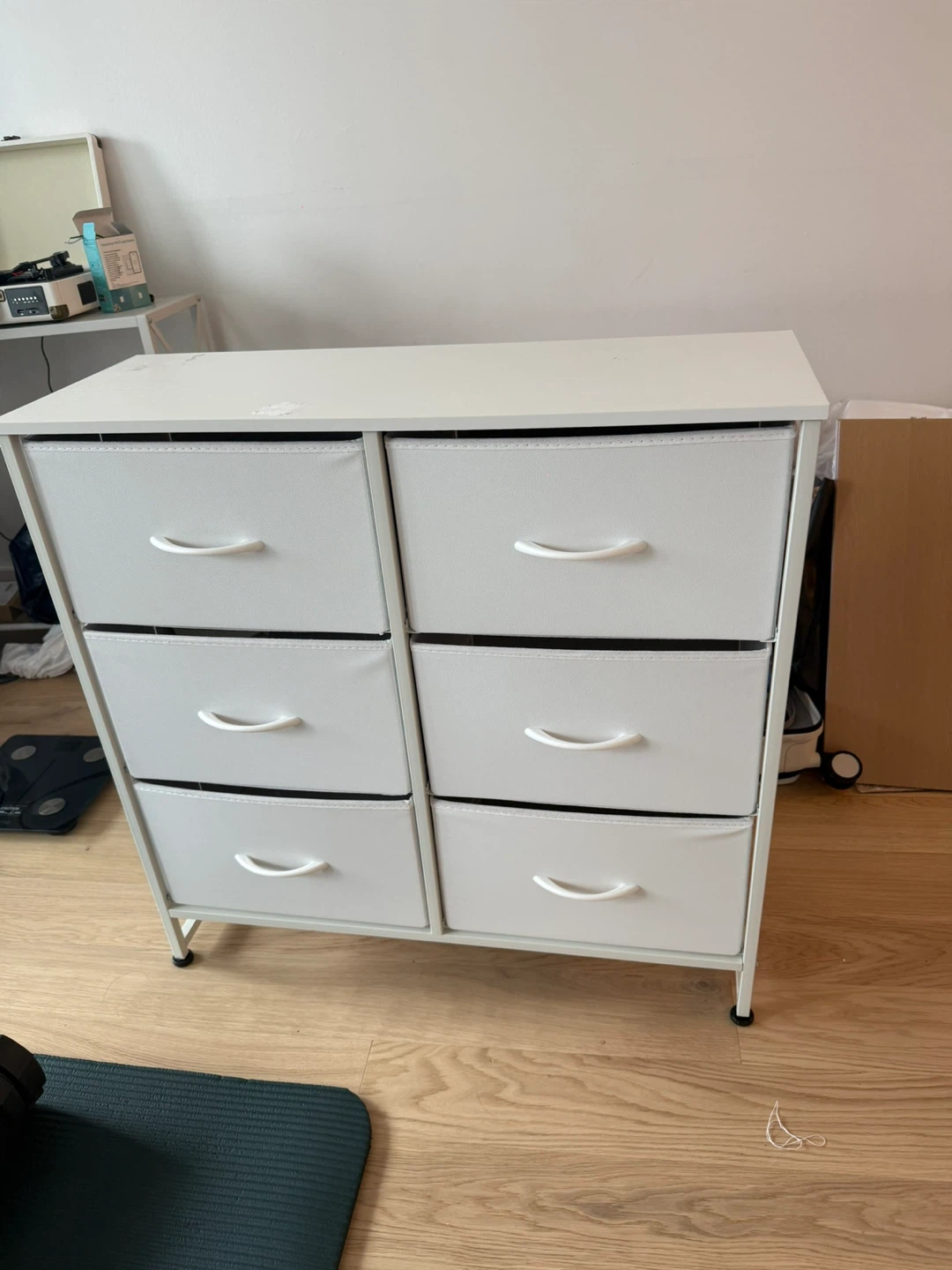 White 6-Drawer Storage Dresser - photo 2