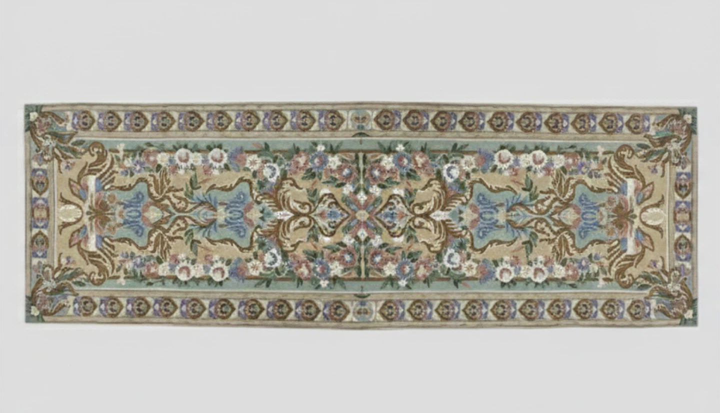 Floral Patterned Rug
