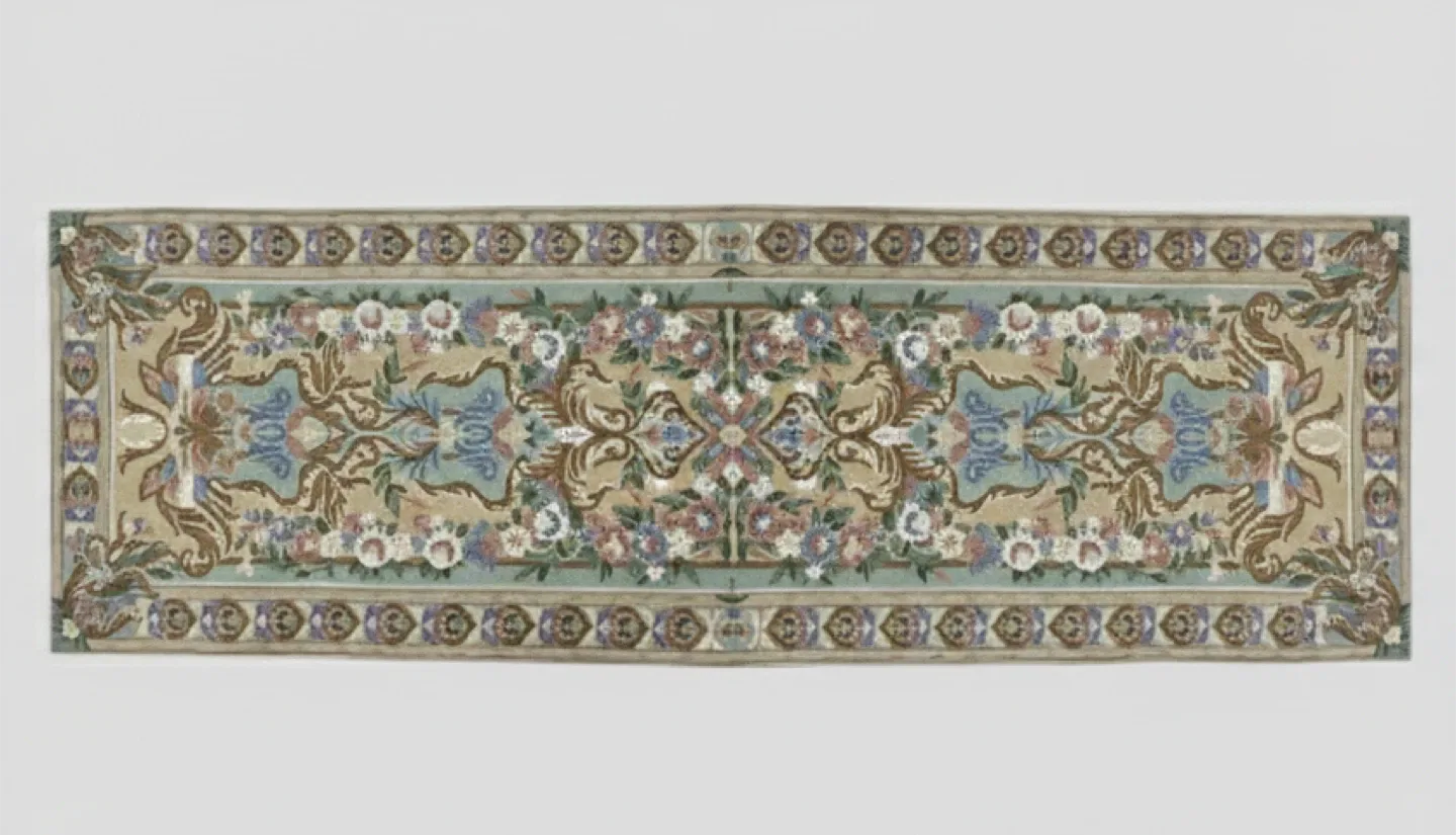 Floral Patterned Rug thumbnail