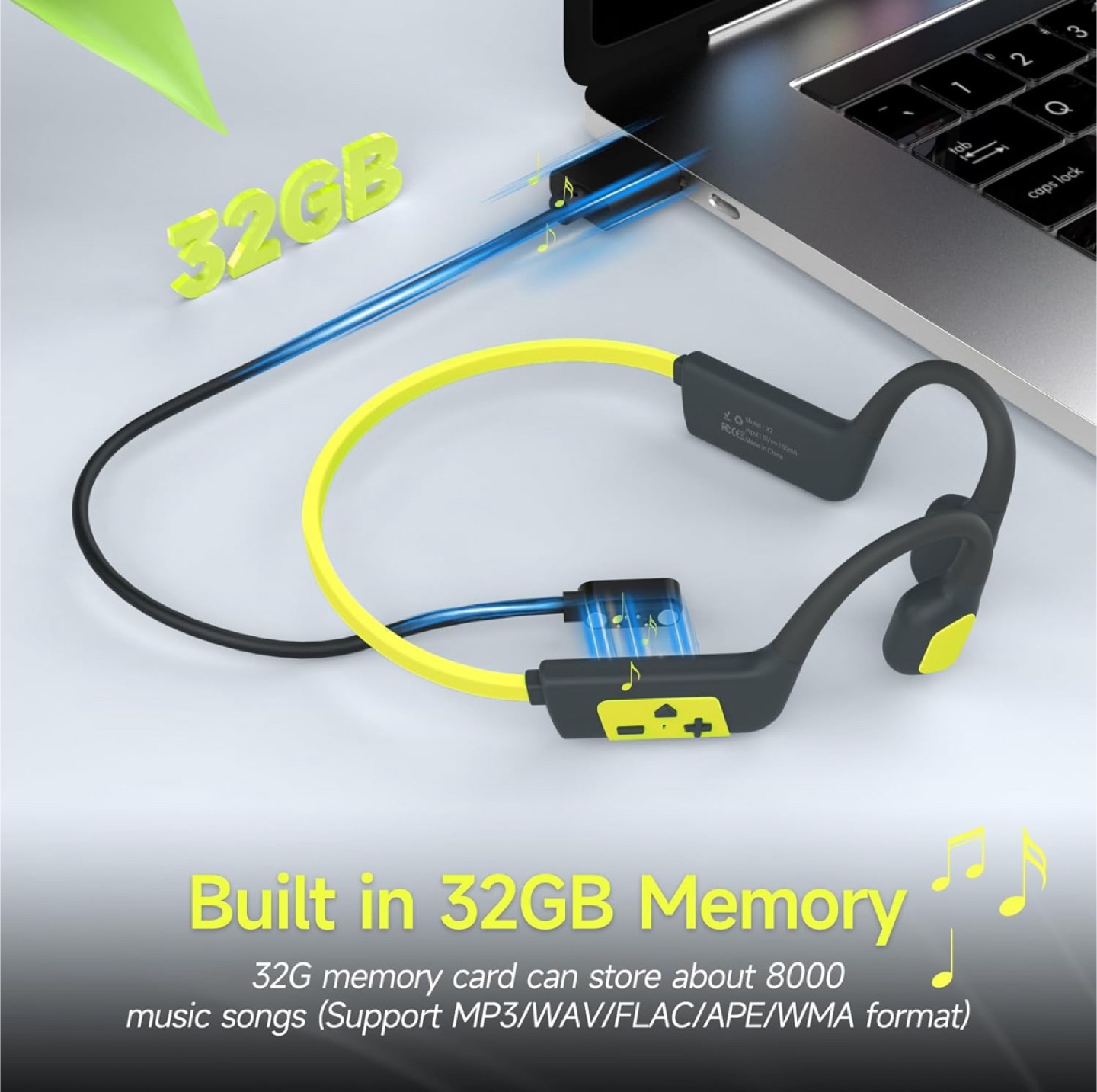 Swimming Headphones Bluetooth 5.4 - Bone Conduction - photo 2