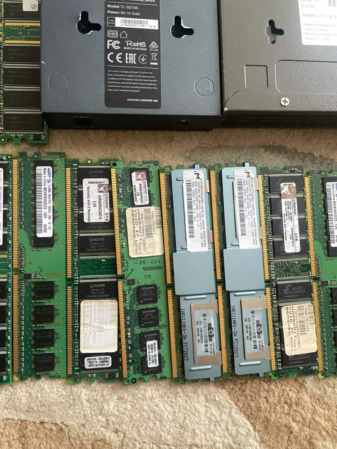 PC Cooling Fans, RAM, and Gigabit Switch - photo 5