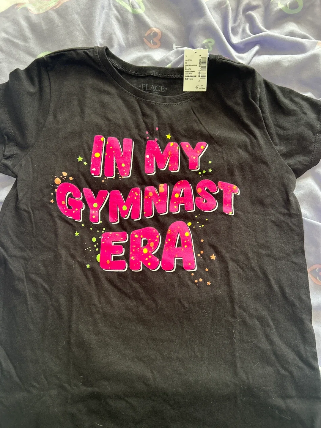 Black T-Shirt - Size L (10/12) thumbnail