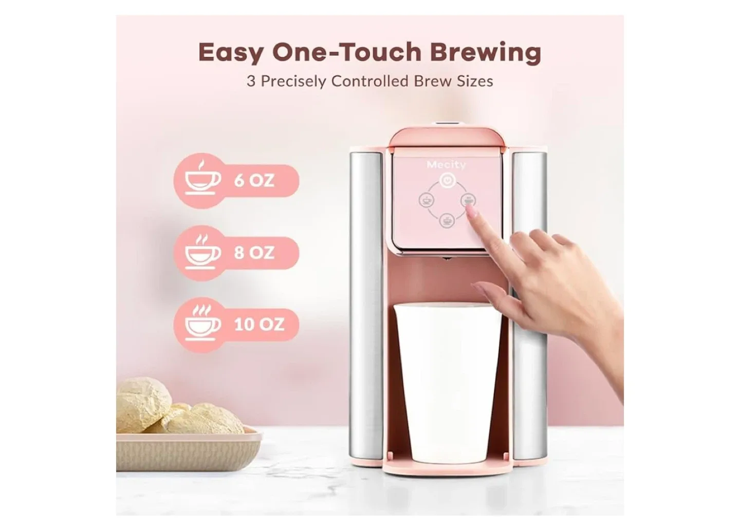 Mecity Instant Coffee & Tea Maker - Pink image indicator(4)