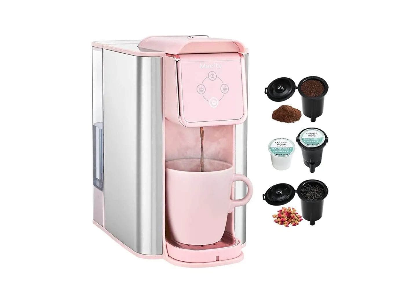 Mecity Instant Coffee & Tea Maker - Pink thumbnail