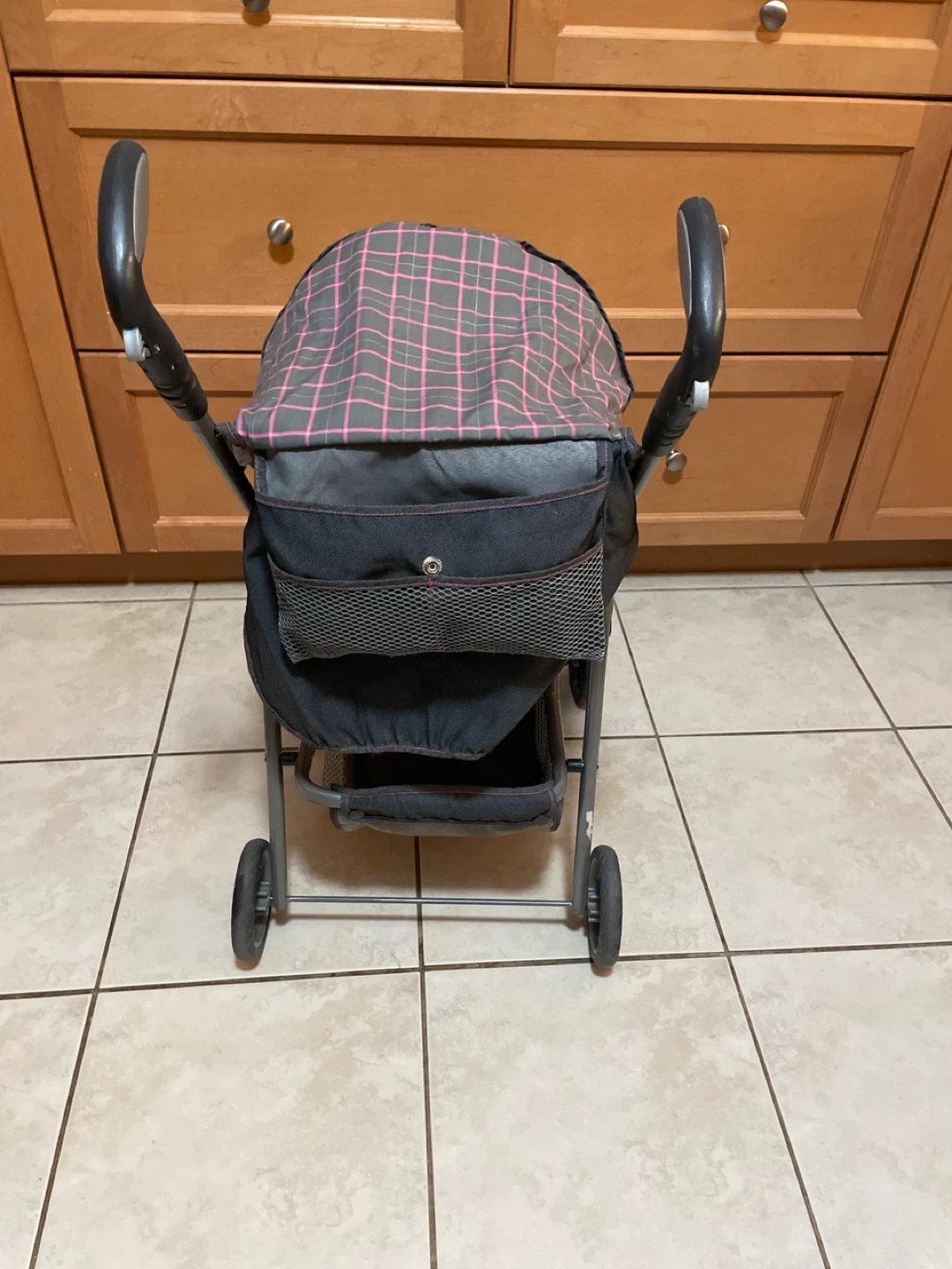 Doll Stroller - Black and Pink - photo 5