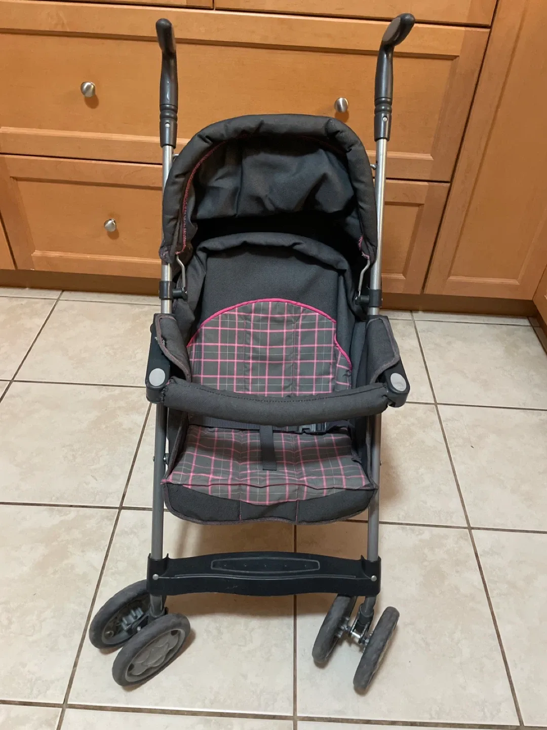 Doll Stroller - Black and Pink image indicator(6)