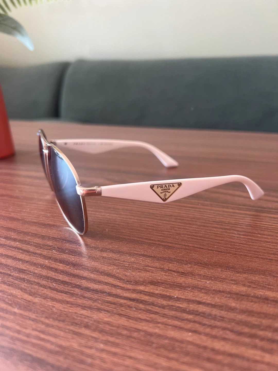 Authentic Prada Aviator Sunglasses