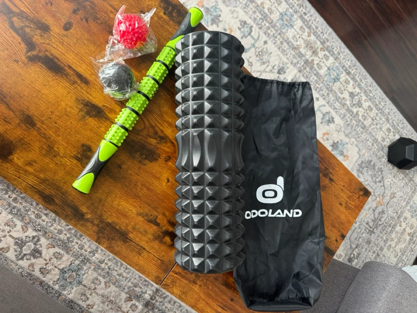 Odoland 5 in 1 Foam Roller Set - Like New! thumbnail